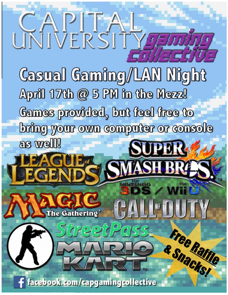 CUGC Casual Gaming/LAN Night